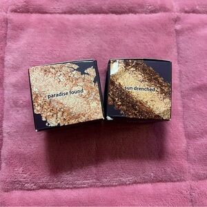 Set of 2 Tarte Chrome Paint Shadow Pots